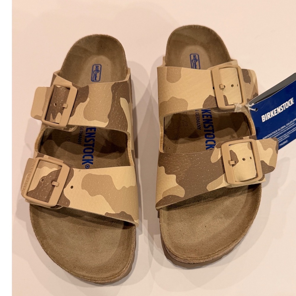 Birkenstock Arizona Soft Footbed Desert Camo Sandals Womens 37 Mens 4 L6 M4